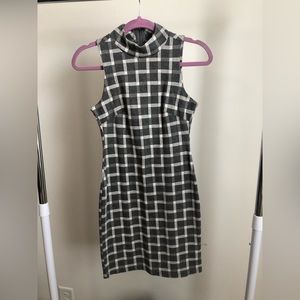 Adorable checkered mini dress size xs